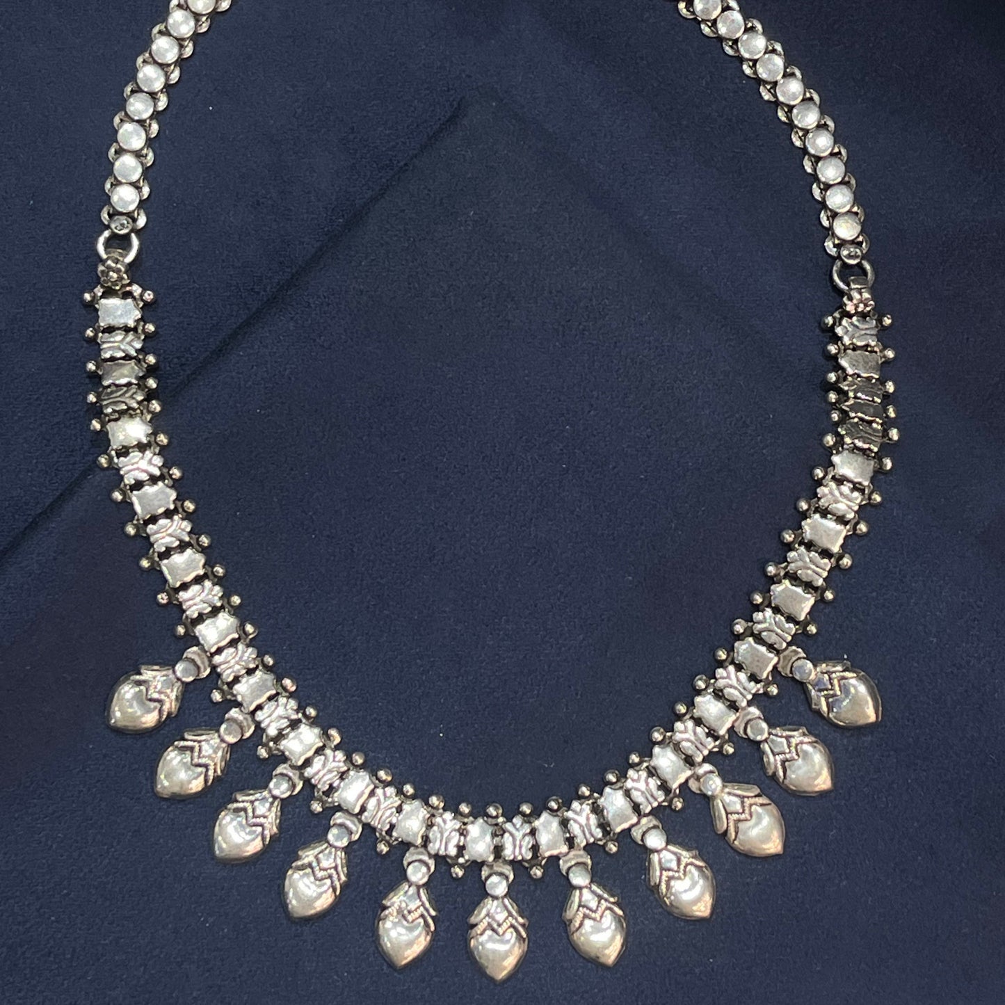 Classic Oxidised Necklace