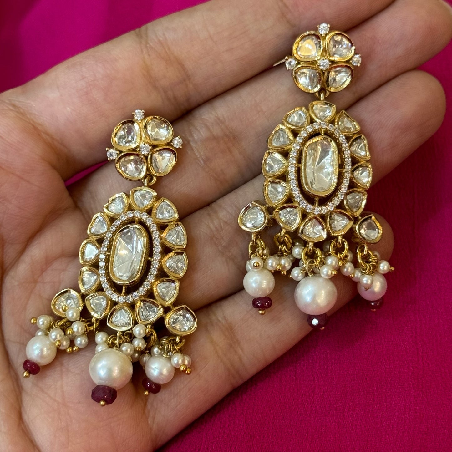 Classic Choker Polki Necklace Set