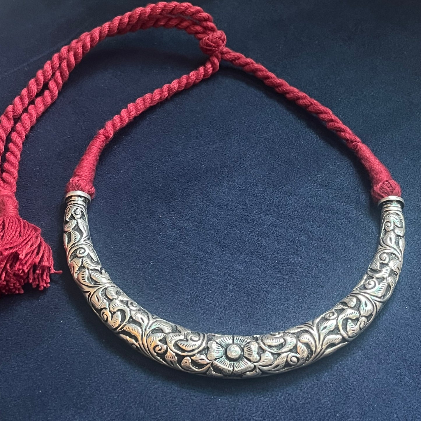 Half Oxidised Hasali Necklace