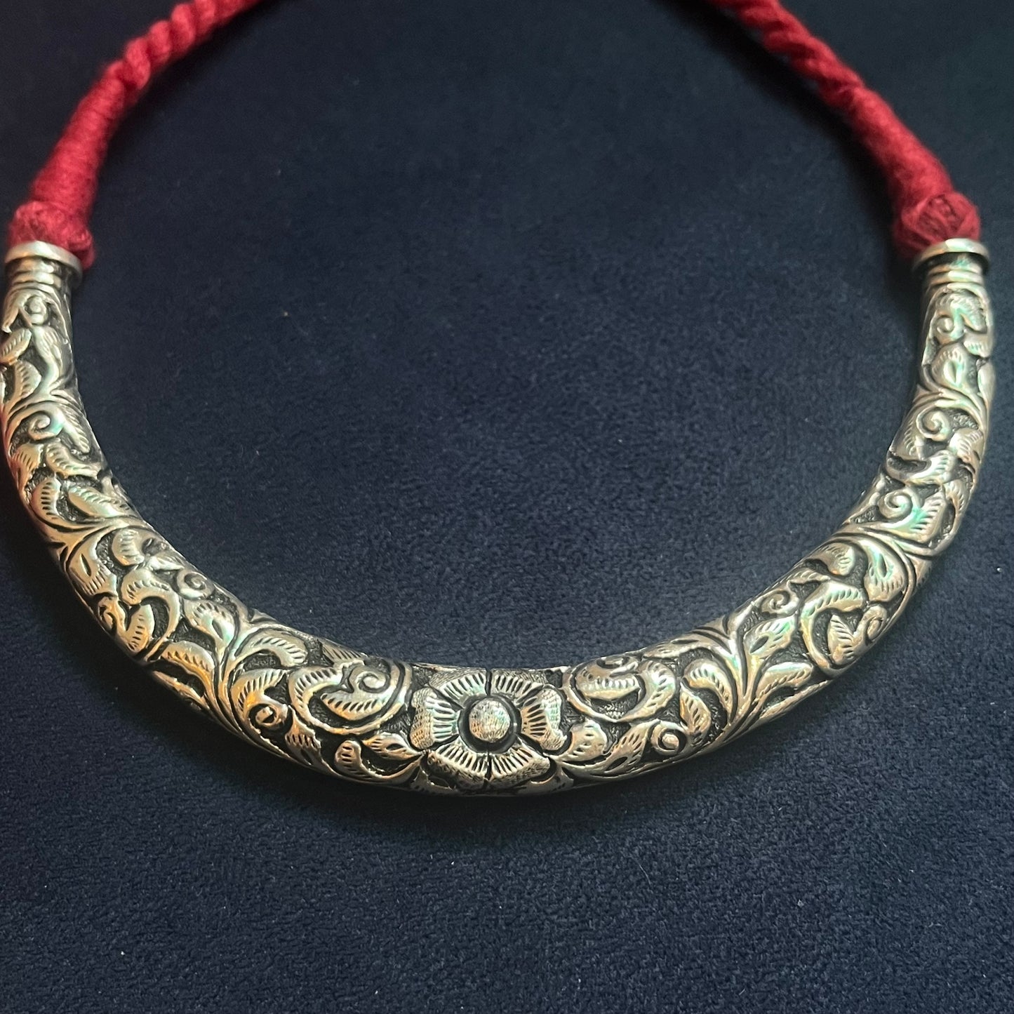Half Oxidised Hasali Necklace